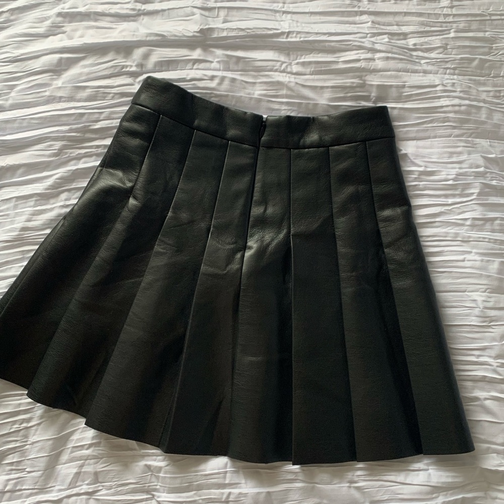 Mini shirt leather